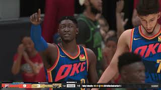 NBA 2K24 Next Gen  WC Quarterfinals Oklahoma City Thunder vs New Orleans Pelicans Game 3 [upl. by Ycnan192]