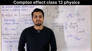 Compton effect class 12  Compton scattering  Modern physics  Dual nature of radiation n matter [upl. by Rtoip]