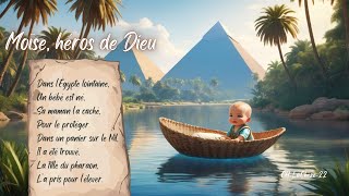 Moïse héros de Dieu  L’histoire de Moïse en chanson chrétienne pour enfants [upl. by Royd]