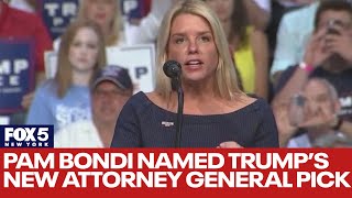 Pam Bondi named Trump’s new Attorney General pick [upl. by Liatris214]