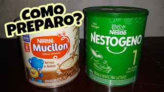 COMO PREPARO MUCILON COM NESTOGENO  Brunna Souza [upl. by Darice]