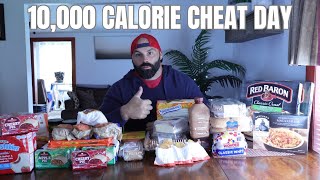 10000 CALORIE CHEAT DAY  FULL DAY OF EATING [upl. by Lorimer]