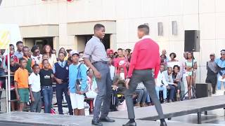 Limpopo boy takes on School Kids Bujwa Dance Battle [upl. by Iclek]