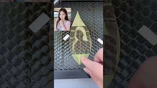 Leaf painting production process leaf engraving machine stall [upl. by Alliw]