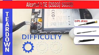 Alcatel 1 SE 2020 5030D 📱 Teardown Take apart Tutorial [upl. by Alledi783]