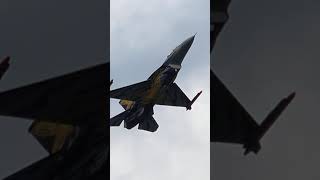 F16 HIGH ALPHA LIKE A BOSS  aviation airshow shorts f16 [upl. by Marshall]