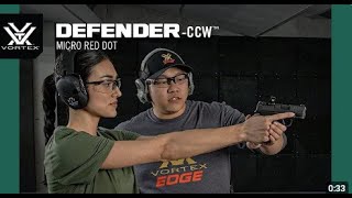 Introducing the DefenderCCW™ Red Dot [upl. by Morrison]