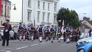 Ringsend Pipe Band  Black Saturday Evening Parade In Moneymore 2018 2 [upl. by Mettah]