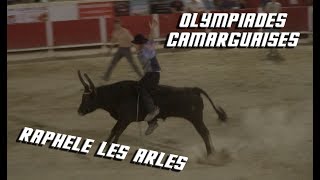 RAPHELE LES ARLES Olympiades Camarguaises 30062018 🐴 [upl. by Dore]