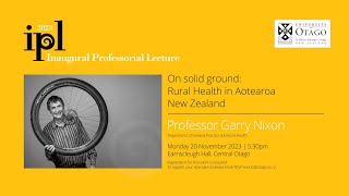 Inaugural Professorial Lecture  Professor Garry Nixon [upl. by Craggy]