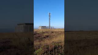 Keighley Gate Radio Mast Tower Ilkley Moor Yorkshire Dales West Yorkshire 4K [upl. by Siseneg993]