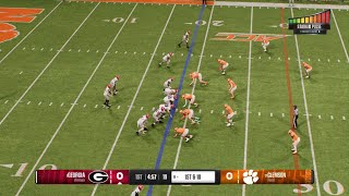 EA SPORTS College Football 25 Clemson vs Georgia [upl. by Elumas]