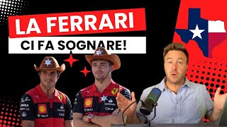 F1 GP Austin DOPPIETTA Ferrari Verstappen a podio schiaccia Norris [upl. by Rona]