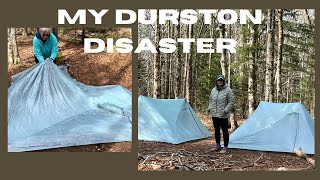 My Durston Disaster Backpacking Trip to Test out my New Durston Mid X Pro 2 [upl. by Bosch]