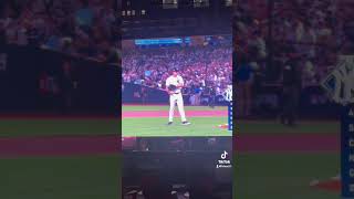 Highlights from game 5 of the World Series watch party at the World Trade Center mlbb watchparty [upl. by Rufena]