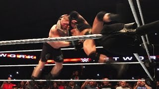 Randy Ortons sneak attack gives Brock Lesnar a taste of his own medicine Sept 25 2016 [upl. by Uzzial]