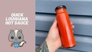 RECIPE LOUISIANA HOT SAUCE [upl. by Ihn]