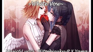 【Hatsune Miku】Alluring Secret White Vow【Indonesian Sub】 [upl. by Ogren]