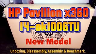 HP Pavilion x360 14ek1006TU  Unboxing Disassembly and Upgrade Options [upl. by Ahsircal664]