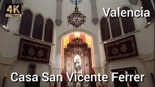 Casa natal de San Vicente Ferrer Valencia I Walking Tour Spain 4K I valència sanvicenteferrer [upl. by Ardnuaek]