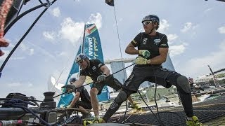 Capsizing and Crashing Extreme Sailing Series 2014 [upl. by Packer717]