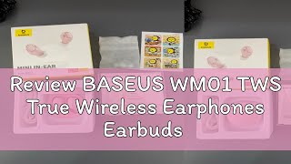 Review BASEUS WM01 TWS True Wireless Earphones Earbuds [upl. by Reprah430]