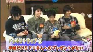 YaYaYah 20041003 Prank on Tegoshi part 1 [upl. by Horbal258]