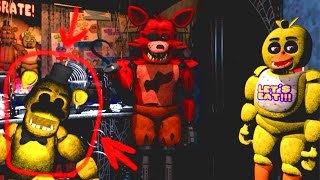 Five Nights Before Freddys Golden Freddy ENDING Night 8 [upl. by Ahsikahs]