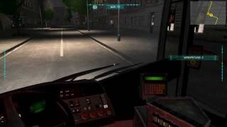 Lets Play BusSimulator 2012 003 Addon Linie 512 Bei Nacht Deutsch [upl. by Luhar]