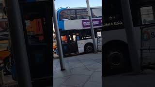 Aberdeen city centre buses leaving city centre bus station Aberdeen [upl. by Yelhsa807]