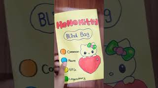 hello kitty asmr paper squishy diy satisfying blindbagpaper papertoy diy papersquishy blindbag [upl. by Leopoldeen]