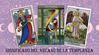 Tarot significado de la TEMPLANZA [upl. by Alekahs]