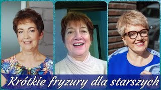 Top 20 💝 najmodniejsze fryzury dla starszych pań włosy krótkie 2019 [upl. by Ocire164]