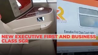 NAIROBI TO MOMBASA NEW EXECUTIVE FIRST AND BUSINESS SGR TRAIN [upl. by Enicnarf]