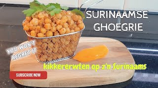 Surinaamse Ghoegrie  Channa  Vegan Kikkererwten op zn Surinaams [upl. by Liagiba]