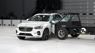 2023 Volvo XC60 updated side IIHS crash test [upl. by Zed405]