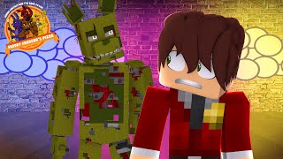 Minecraft Freddys Pizzaria 24 O SPRINGTRAP Está me VIGIANDO [upl. by Sabanrab]