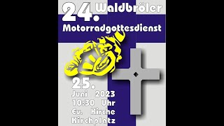 24 Motorradgottesdienst in Waldbröl [upl. by Dyal]