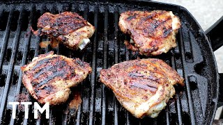 How to Grill Chicken Thighs  Easy Cooking [upl. by Eanar]