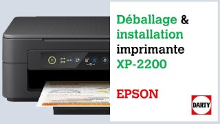 Mise en service de limprimante Epson XP2200 [upl. by Nebe225]