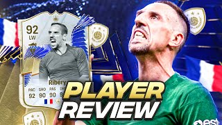 5⭐5⭐ 92 TOTY ICON RIBERY SBC PLAYER REVIEW  FC 24 Ultimate Team [upl. by Waly342]