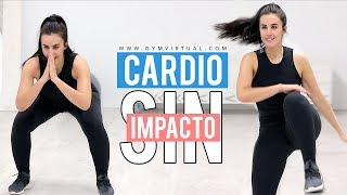 CARDIO BAJO IMPACTO PARA ADELGAZAR  Ejercicios sin saltos [upl. by Rolyak47]