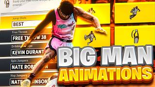 BEST NBA 2K25 BIG MAN 6’10 amp up ANIMATIONS JUMPSHOTS LAY  DUNK PACKAGES DRIBBLE MOVES amp POST [upl. by Feldstein693]