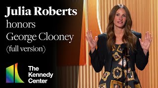 Julia Roberts honors George Clooney Full Version  45th Kennedy Center Honors [upl. by Enela]