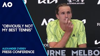 Alexander Zverev Press Conference  Australian Open 2024 First Round [upl. by Ecirahc]