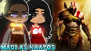 Moana 2 reacts to Maui as Kratos Part 2  Moana 2  GOW   Gacha react [upl. by Roche962]