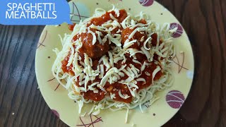 Meatballs SPAGHETTI recipe [upl. by Standing]