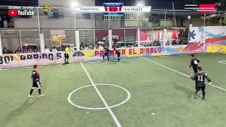 Chapulineros Vs Real Madrid  Semifinal  Liga De Futbol Rapido El Diablo [upl. by Ahsinahs]