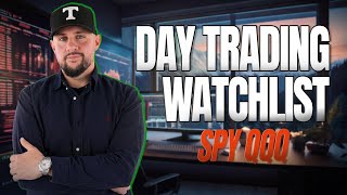 Day Trading Watchlist  SPY QQQ [upl. by Angelico239]