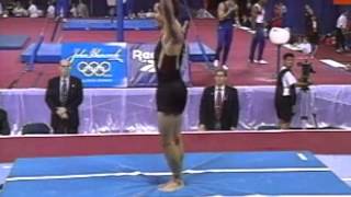 John Roethlisberger  Vault  1997 US Gymnastics Championships  Men [upl. by Sadnalor]